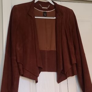 White House Black Market Suede Jacket